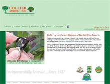 Tablet Screenshot of collierarbor.com